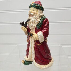 Vintage Old World Smoking Santa Claus Incense Burner 6.5" Tall